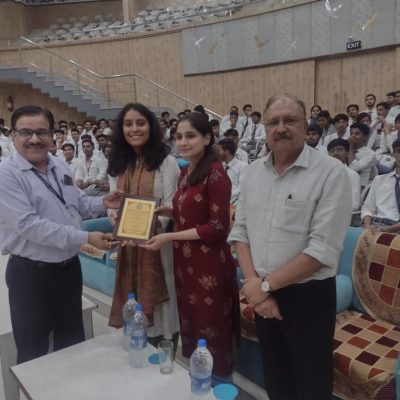 Delivered a talk on ‘The Power of Sub-conscious Mind’ to around 150 individuals including the faculty members and 1st-year students of Oriental College of Technology, Bhopal. The talk was held on 11th June 2022.