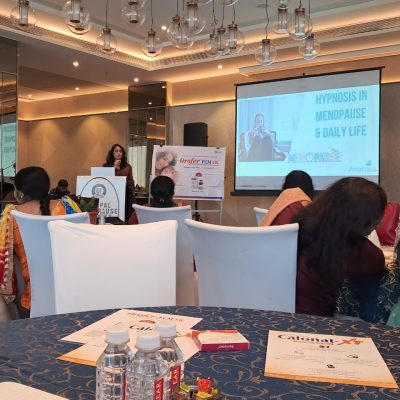 Delivered a talk on ‘Hypnosis in Menopause and Daily Life’ at the CME organised by the Bhopal Menopause Society. The event was attended by more than 35 Medical Doctors including Gynaecologists, Obstetricians and Medical Doctors of other fields. The event was held on the 4th of February, 2024 at Courtyard by Marriott.